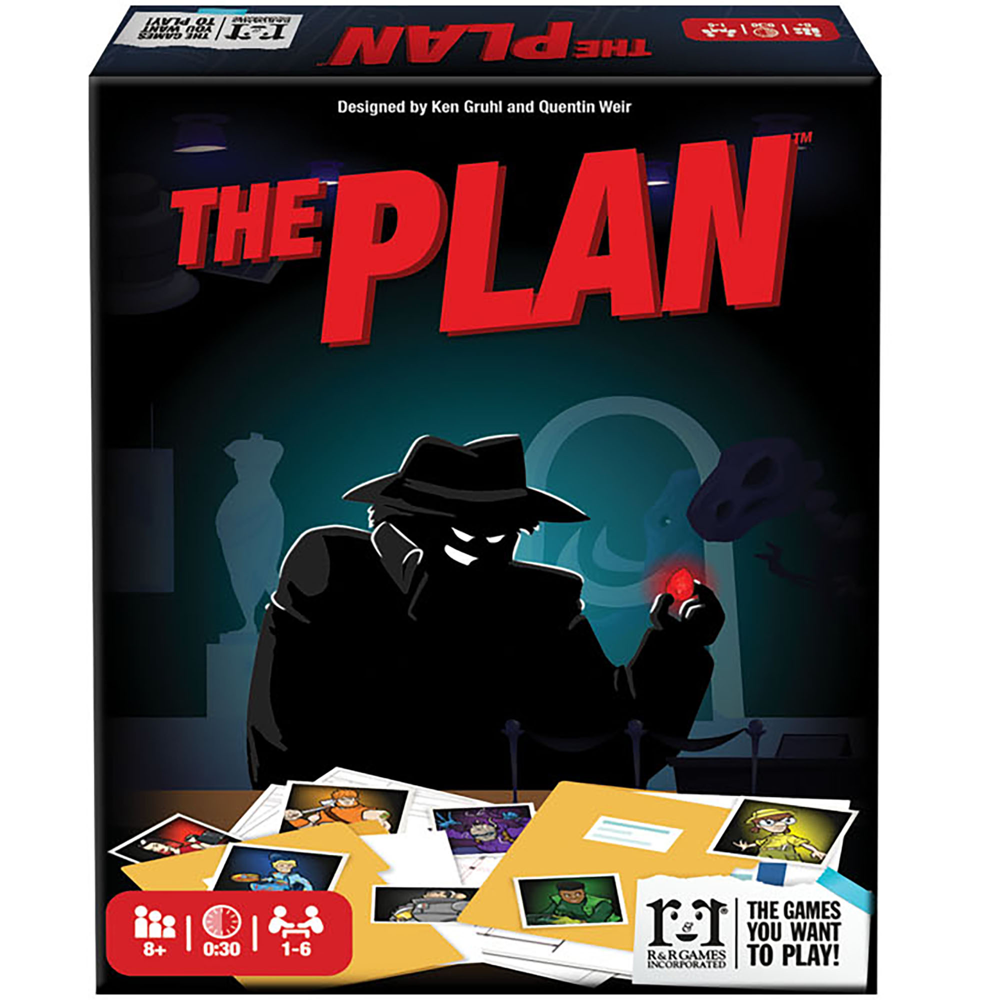 The Plan -  R&R Games - Art Museum Heist Card & Tile Game, Ages 8+, 1-5 Players, 20-30 Min