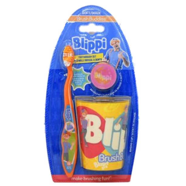 Blippi Toothbrush Kit with Cup