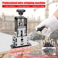 thumbnail image 4 of Wire Stripper Manual Wire Stripping Tool Electric Cable Peeling Machine with Hand Crank Support Use with Hand Electric Drill Wire Stripper, 4 of 5