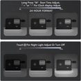 thumbnail image 3 of Phone Watch Wireless Charger with LED Light Clock Alarm For iPhone 16/15/14/13/12 Apple Watch 2-10 SE  Airpods Pro Fast Charging, 3 of 10
