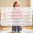 thumbnail image 3 of Curenmufel School Ready 2 Piece Outfit for Girls Long Sleeve Top and Denim Pants Toddler Outdoor Daily Clothes 4T (Red,4 Years), 3 of 5