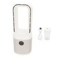 thumbnail image 2 of Desk Bladeless Desk Fan with Humidifier 9 Speeds Quiet Misting Oscillating Small Cooling Turbo Fan with Night Light Timer for Home Office, 2 of 7