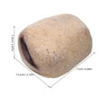 thumbnail image 5 of LOLIPPYY Simulated Stone Outdoor Key Storage Box Light Yellow Resin with Quick Access for Garden Use, 5 of 5
