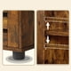 thumbnail image 5 of VASAGLE Mueble de Lavabo, Mueble de Baño, Armario de Almacenamiento, 30 x 60 x 64 cm, Apto para Lavabos sin Pedestal, con 2 Puertas de Persiana, Tablero Ajustable, Marrón Rústico, 5 of 9