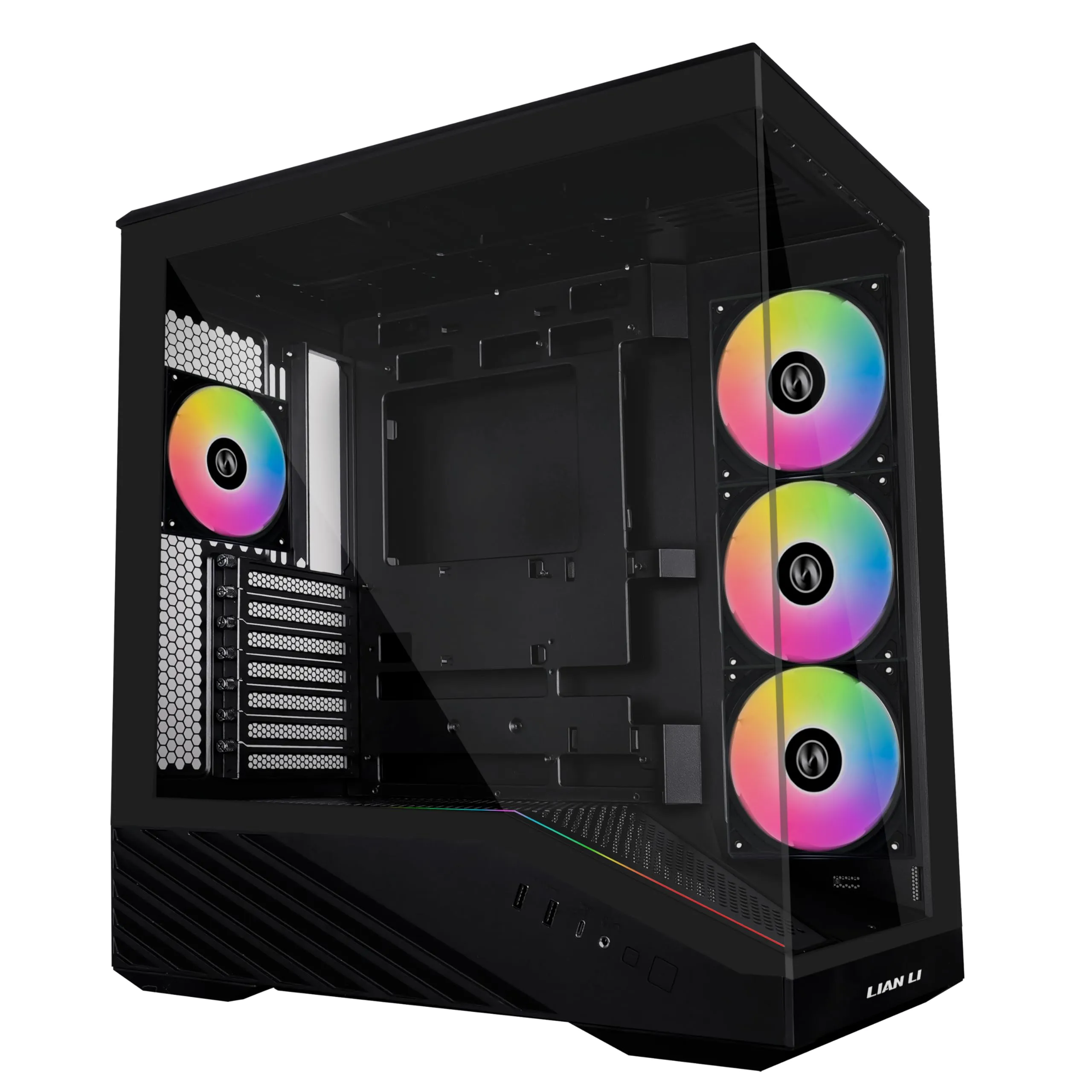 Boîtier PC Lian Li O11 Dynamic Evo - Noir, Verre Trempé, Full Tower