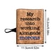 thumbnail image 2 of Great promotion! Humorous Notebook Cover, My Research Into Working Alongside Morons Funny Notebook Cover Funny Saying Sarcastic Work Gag Gifts For Offices Coworkers Adults, 2 of 2