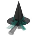 thumbnail image 3 of LYHaoo Toddler Kids Lace Witch Hat Headdress Hat, Halloween Witch Hats for Costume Party Dress Up, 3 of 5