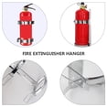 thumbnail image 4 of FRCOLOR 1pc Wall Mounted Fire Extinguisher Hanger Iron Fire Extinguisher Rack for Home, 4 of 6