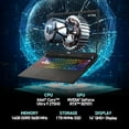 thumbnail image 2 of MSI Vector 16 HX AI 16 240Hz QHD+ Gaming Laptop: Intel Core Ultra 9-275HX, NVIDIA Geforce RTX 5070Ti, 16GB DDR5, 1TB NVMe SSD, Thunderbolt 5, Wi-Fi 7, Win 11 Home: Cosmo Gray A2XWHG-211US, 2 of 6