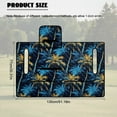 thumbnail image 5 of Psesaysky Golf Cart Seat Covers, Portable Golf Cart Seat Towel Blanket with 4 Front Pockets & Handle Tropical Fits for EZGO, Yamaha, Club Car Front Seats (Blue Palm Trees), 5 of 8