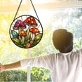 thumbnail image 4 of Adorno colgante DASTOLL con hojas de hongo, vitral, 25 cm, 4 of 6