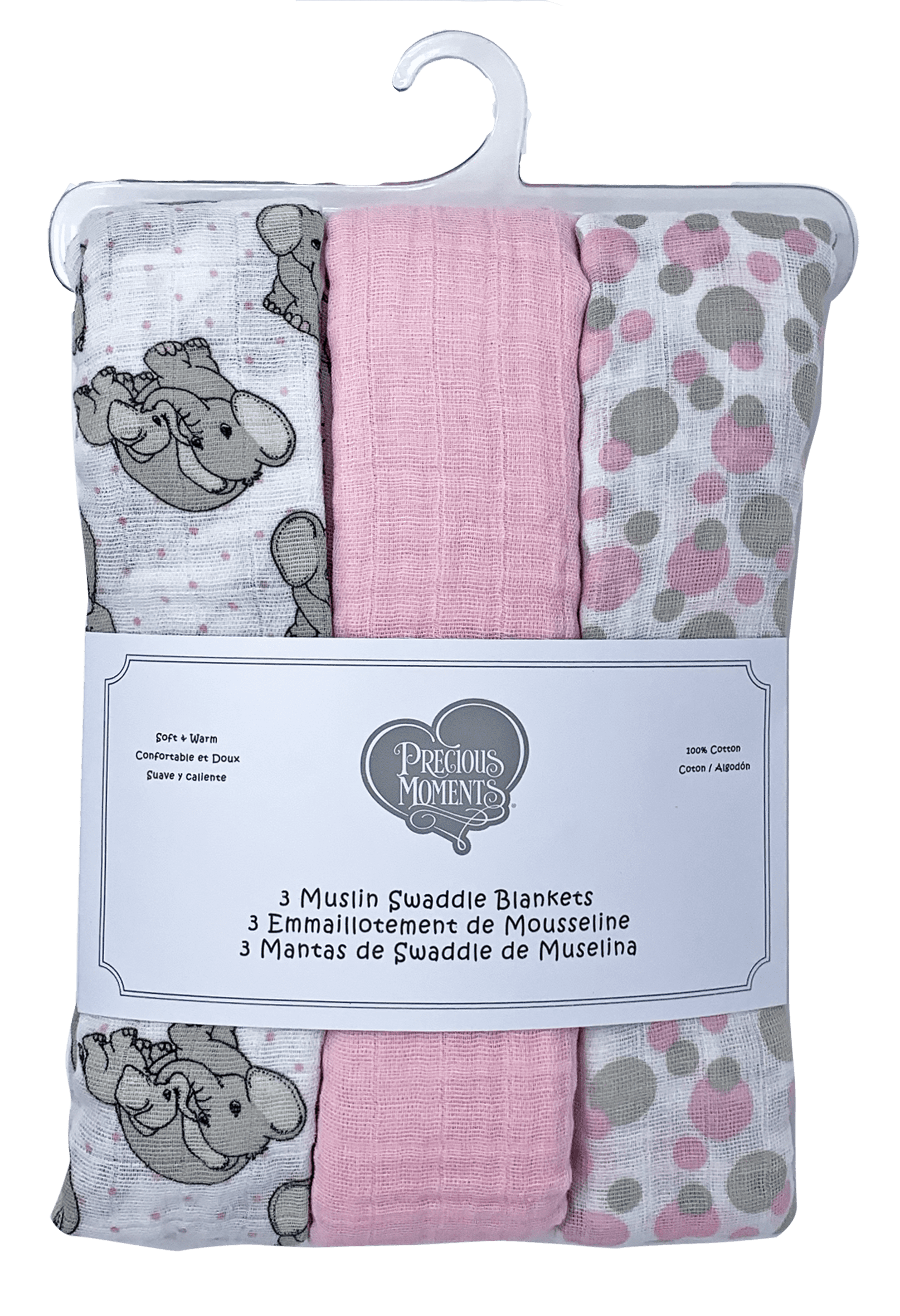 elephant swaddle blanket