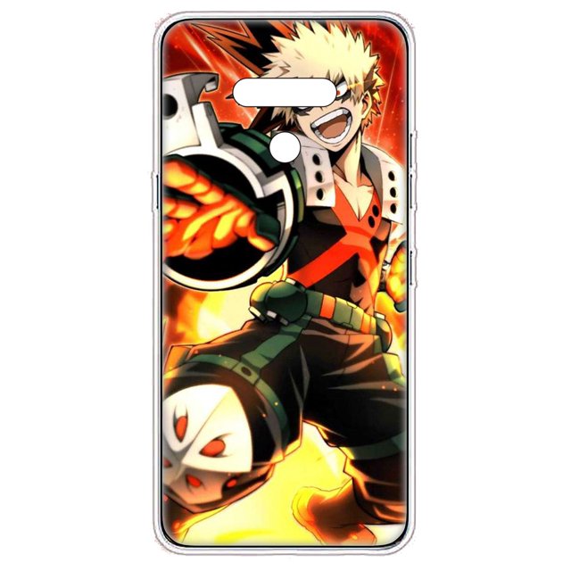 Funda de silicona suave para Motorola Moto G5 E6 G5S Plus G5S+ G5+ E6+ EA245 My Hero Academia BNHA Shoto Todoroki Bakugou Katsuki Midoriya Izuku cubierta