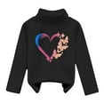 thumbnail image 1 of Kids Fleece Shirts High Collar And Velvet For Warmth Soft Tops Unisex, 1 of 3