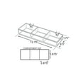thumbnail image 2 of Azar 225503 3 Compartment Tray for Peg/Slat, 2Pack, 2 of 3