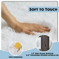 thumbnail image 6 of ZENELESS Large Fluffy Rugs for Living Room,9x12ft Rectangular Shag Rug Carpets for Living Room Bedroom Nursery White, 6 of 7
