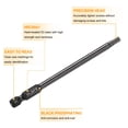 thumbnail image 5 of Uxcell 3pcs Hex Head Wrench Drill Bit 4mm(H4) Metric 1/4" Hex Shank 4"(100mm) Length S3 Steel Magnetic Impact Drivers Screwdriver Bit Industrial Grade Hexagon Electric Drill Bits, 5 of 7