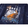 thumbnail image 4 of Cooltree Boys Hooded Sweatshirt - Fashion Soft Long Sleeve Basketball Dark Blue Pullover Casual Tops Size 10, 4 of 7