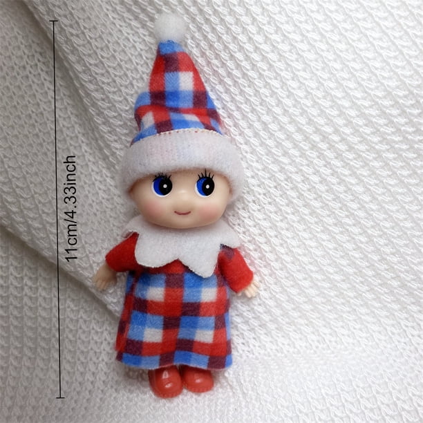 2 piezas de duende navideño que se porta mal, juguete de peluche novedoso, muñeco de duende navideño travieso y largo