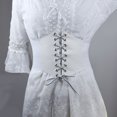 thumbnail image 3 of Corsé de control de abdomen francés para mujer con falda, camisa, lazo elástico, cinturón ancho de estrella de cinco puntas, 3 of 3