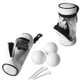 thumbnail image 2 of Balls and Tees Pouch Bag Storage Case Holder with 3 Balls and 3 Tees Set, 2 of 6
