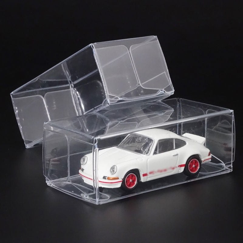 20PCS For 1:64 Model Car Toy Display Box Plastic/Storage Holder Clear Case Kit 