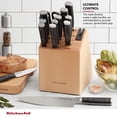 thumbnail image 4 of Juego de bloques de cuchillos KitchenAid Gourmet con triple remache forjado, 14 piezas, 4 of 7