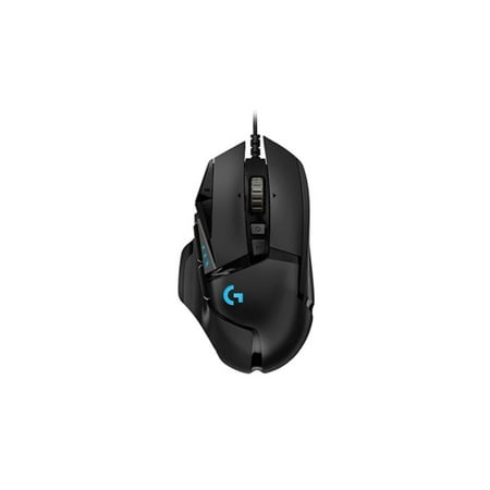 Logitech G502 Hero High-Performance Wired Gaming Mouse, RGB, 11 Programmable Buttons, Black