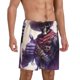 thumbnail image 2 of Balery Cool Skull Cowboy Pantalones cortos de pijama de punto de algodón para hombre con cinturilla y bolsillos-XX-Large, 2 of 6
