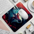 thumbnail image 2 of Wolf Square Desk Mat Mousepad, 8.3x9.8 Inch Non-Slip Rubber Bottom, Printed Gaming Mousepad for Office and Gaming, 2 of 6