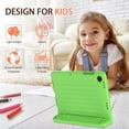 thumbnail image 3 of BMOUO Kids Case for Samsung Galaxy Tab A11+ Plus 11 Inch 2026/ A9+ Plus 2023 with Built-in Screen Protector, Light Weight Shock Proof Handle Stand Cover for Galaxy Tab A11 Plus/A9 Plus ,Green, 3 of 5