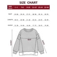thumbnail image 3 of Girls Striped Sweater Cotton Knit Crew Neck Pullover Tops Girls Casual Fall Winter Clothes, 5-16, 3 of 8