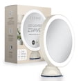 thumbnail image 2 of Zadro Lighted Wall Mounted Suction Cup Makeup Mirror with 10X Magnification, 2 of 12