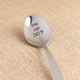 thumbnail image 2 of Engraved Spoon - Teen Gift For Boy / Girl Inspirational Gift | Keep Going Motivational Mantra Quote - Gift Best Friend Sister / Gift For Women | You Can Do It Encouragement Gift For Spoon - 7 Inch, 2 of 5