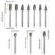 thumbnail image 3 of Juego de 10 Brocas de Carburo de Tungsteno para Desbarbado y Pulido de Precisión. Doble Corte, Compatible con Herramientas Rotativas., 3 of 6