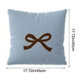 thumbnail image 2 of Detachable Bow Pillow for Bedroom, Office Chair, and Sofa, Soft Flock Material, Versatile Indoor/Outdoor Use, for Holiday Decor and, 2 of 6