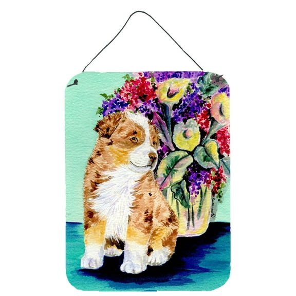 Australian Shepherd Aluminium Metal Wall or Door Hanging Prints