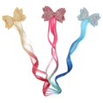 thumbnail image 3 of Here's a refined product description for your **3pcs Glitter Bow Clips with Curly Hair Extensions**:\n\n \n\n✨ **3pcs Glitter Bow Clips with Curly Hair, 3 of 5