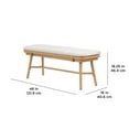 thumbnail image 2 of Better Homes & Gardens Springwood Dining Bench, Natural Finish, 2 of 11