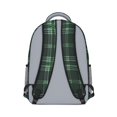 thumbnail image 3 of Green and Black Checkered Pattern Backpack for School, Cute School Bag with Adjustable Shoulder Straps and Padded Back, 15.3"x11"x6.7", 3 of 5