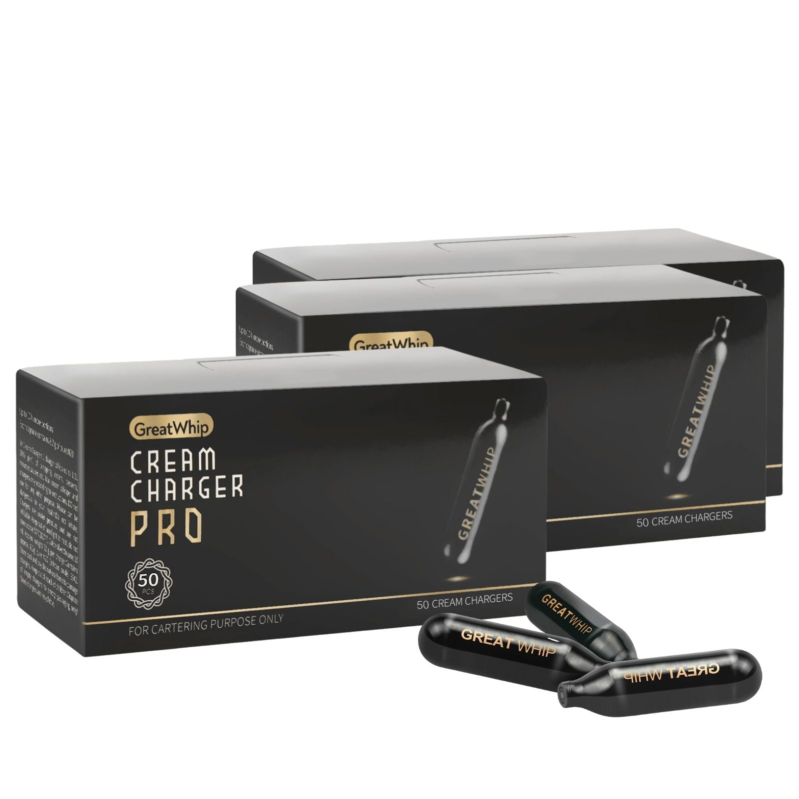 GreatWhip PRO 300 Count Whipped Cream Charger N2O 8 garm Nitrous