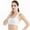 White, variant on Women's Tank Style Cotton Sports Bra Women's Support Seamless Racerback Sports Bra