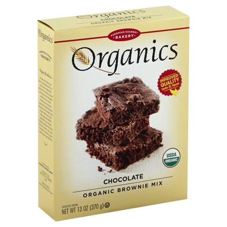 European Gourmet Bakery Organic Chocolate Brownie Mix - Chocolate - Case of 12 - 13