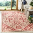 thumbnail image 2 of SAFAVIEH Linden Georgene Medallion Indoor/Outdoor Area Rug, Red/Creme, 4' x 4' Square, 2 of 6