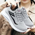 thumbnail image 4 of Chenyee Womens Beathable Lace Up Sneakers Lightweight Non Slip Casual Walking Running Shoes, 4 of 6
