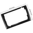 thumbnail image 2 of FONWILYO Black ABS Navigation Screen Protective Edge Cover Frame for Vehicle Console, 2 of 8