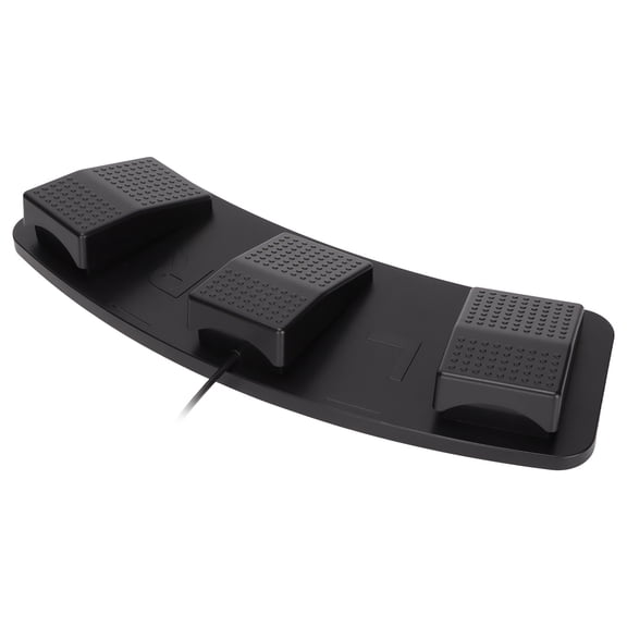 Ergonomic Mouse USB Triple Foot Switch Pedal Ergonomic Multifunctional Foot Pedal for Gaming and Factory Testing