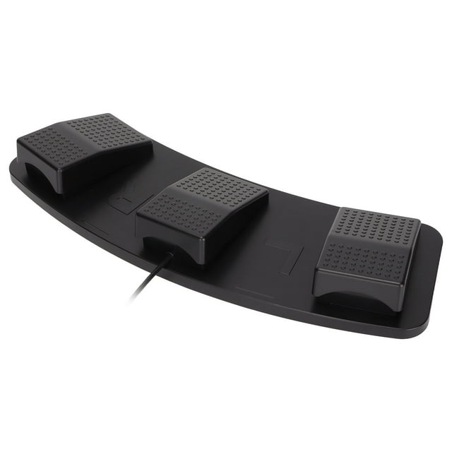 USB Triple Foot Switch Pedal, 3 Keys PC USB Triple Foot Switch Control Pedal , Ergonomic Footswitch Program Customized Computer Keyboard Mouse for Playing Games