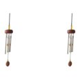 thumbnail image 3 of Guardoinrt Exquis Vent Carillon avec Complexe pour Look Raffiné Vent Carillon Pendentif Petit Vent Carillon Matériaux Vermilion (Bois Rond) 2Set, 3 of 6
