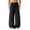 *Black, variant on VBVC Men's Drawstring Cotton Linen Pants with Pockets , Wide Leg Beach Trousers For Men, *Khaki , Large